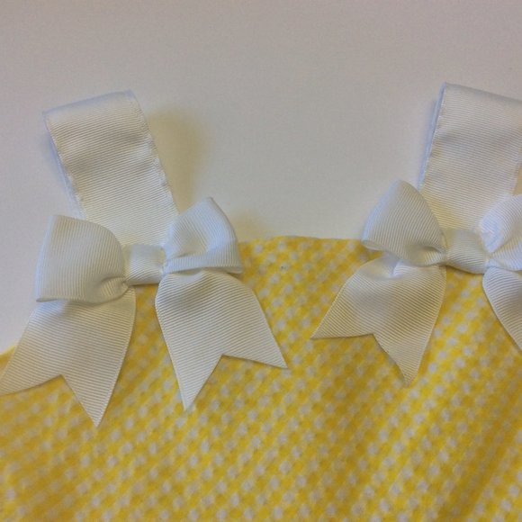 IRIS & IVY 2 PIECE YELLOW SUMMER BABY GIRL DRESS - Picture 2 of 6